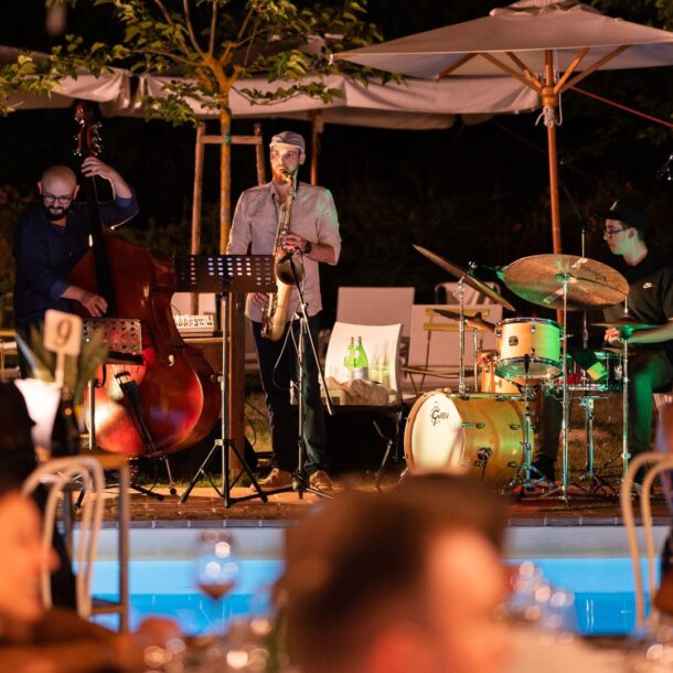 Gruppo musicale che si esibisce nella rassegna "I Fissati" della Favorita