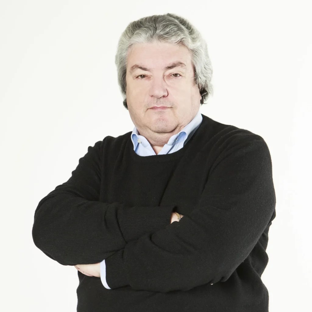 Ritratto di Mario Federzoni, esperto Champagne e fondatore di Premiere Italia